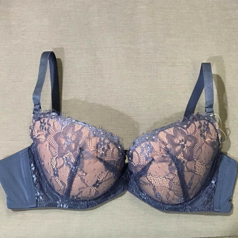 NWT - Indigo & Blush Push-up Bra